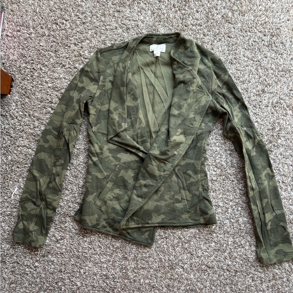 Caslon Green Camouflage Jacket - Picture 2 of 4